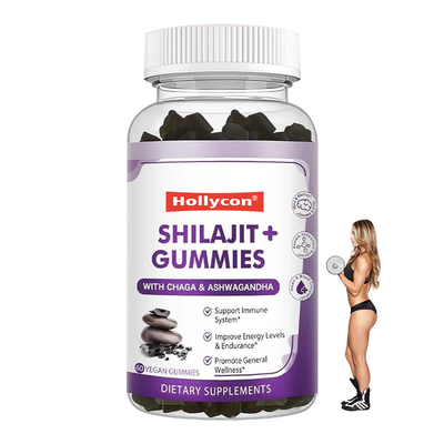 Fabbrica di supplementi di Shilajit gomme per alleviare lo stress vitalità energia