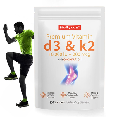 Fabbrica Vitamina D3K2 Softgels Migliora la funzione immunitaria e la salute cardiovascolare