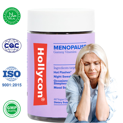 Le gomme per la menopausa di fabbrica aiutano ad alleviare le vampate di calore Sudore notturno e sbalzi d'umore