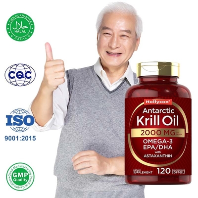 OEM Olio di Krill Antartico Softgels Antiossidante Anti-invecchiamento Supporto alla salute del cuore