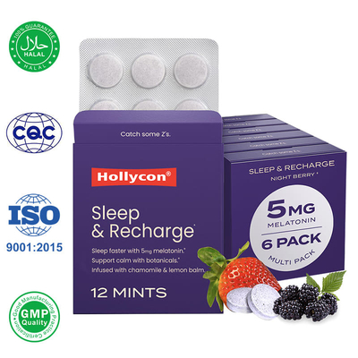 Fornitore Minte per il sonno Melatonina 5 mg Supplemento per il sonno calmo Aiuta a dormire meglio