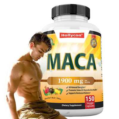 Capsule di radice di maca Miscela di radice di maca organica per sostenere l' umore Capsule di maca