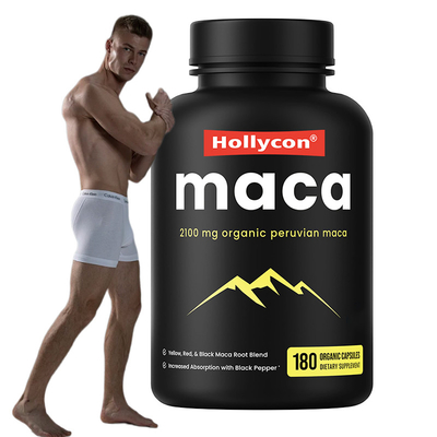 Capsule di Maca 2100mg Miscela di Maca Organica Per Fornire Energia Capsule di Maca
