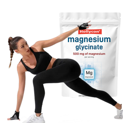 Capsule di Glicinato di Magnesio Per Sostenere La Calma Capsule di Magnesio Per Sfiduciare I Muscoli