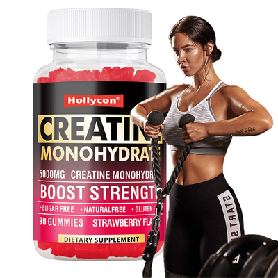 OEM Creatina Monohidrato gomme per la forza muscolare masticabile Creatina Monohidrato