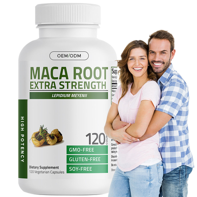 Capsule di Maca Uomini Capsule energetiche Supplemento a base di erbe Capsule di radice di Maca Uomini
