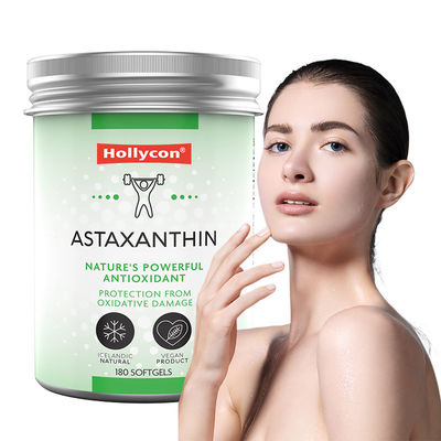 OEM Gelli morbidi di astaxantina islandesi per la salute della pelle 12 mg Gelli morbidi di astaxantina