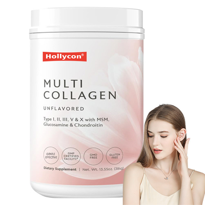 OEM Polvere di collagene multi per il supporto dei capelli Peptidi di collagene idrolizzati Polvere proteica