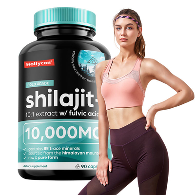 OEM Pure Himalayan Shilajit 10000mg Organic Shilajit Capsule per il supporto immunitario