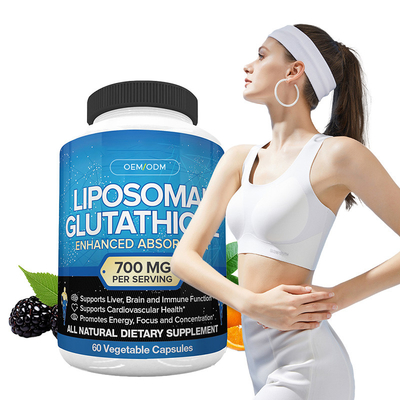 Capsule di glutatione liposomico per il supporto immunitario 700 mg Capsule di glutatione liposomico