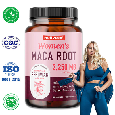 Integratori di Maca per Donne - Pillole di Maca Nera per Supportare Energia, Equilibrio Ormonale, Menopausa