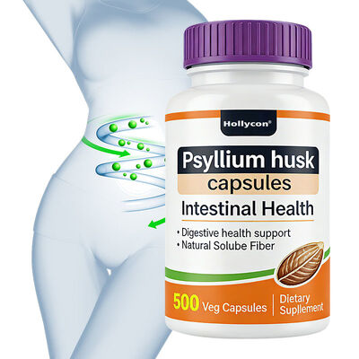 Capsule di Psillio per Adulti OEM/ODM per la Salute Digestiva e la Regolarità, Integratore Alimentare Senza Glutine