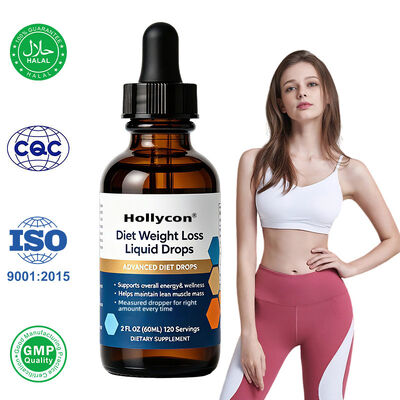 Supporto nutrizionale Gocce orali con sapore personalizzato in bottiglia da 60 ml per il supporto energetico giornaliero
